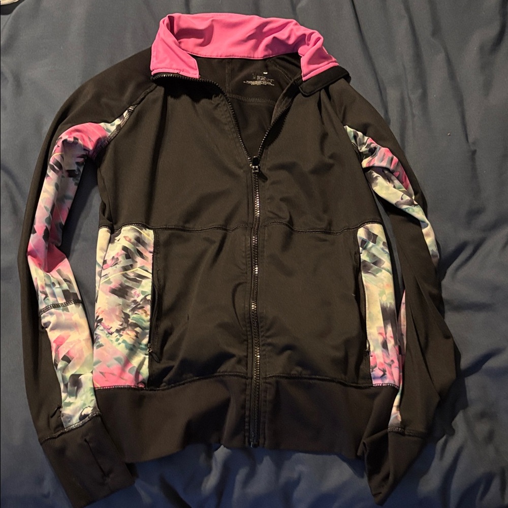 Fila Women's Black and Pink Jacket